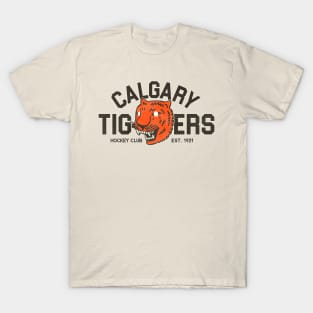 Defunct Calgary Tigers Hockey Team T-Shirt